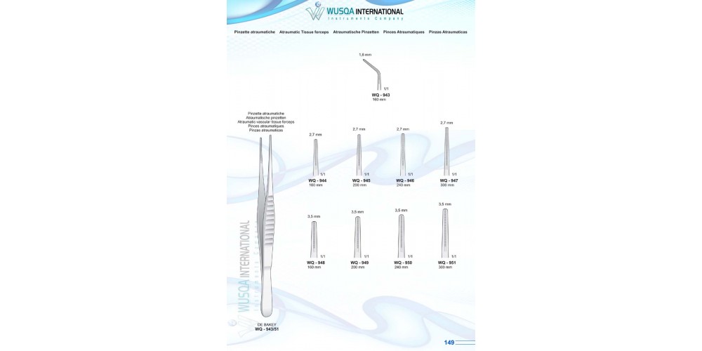 Atraumatic Tissue Forceps